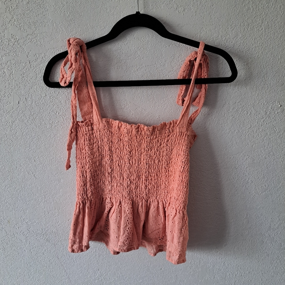 Herencia Collection Pink Bow Tie Top - Picture 2 of 5